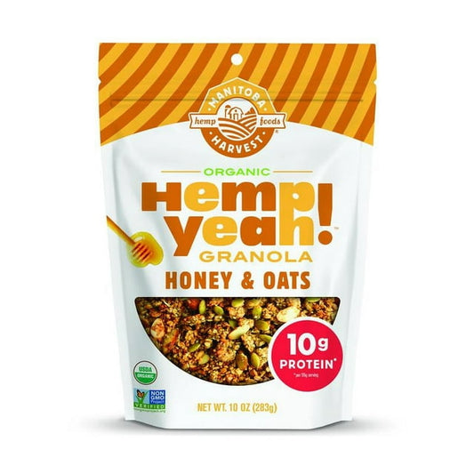 MANITOBA HARVES, HEMP YEAH GRANOLA HONEY & OATS, 6 x 283G