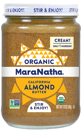 MARANATHA, MARANATHA ROASTED CREAMY ALMOND BUTTER 6, 6 x 340G