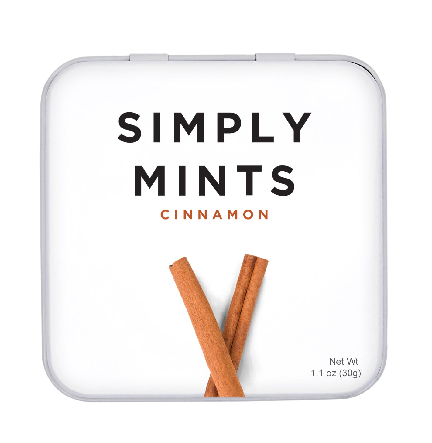 SIMPLY GUM, CINNAMON NATURAL MINTS, 6 x 30G