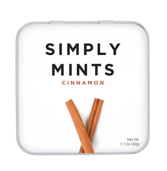 SIMPLY GUM, CINNAMON NATURAL MINTS, 6 x 30G