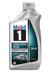MOBIL 1 TURBO DIESEL TRUCK 5W-40 SYNTHETIC, 6 X 1 L
