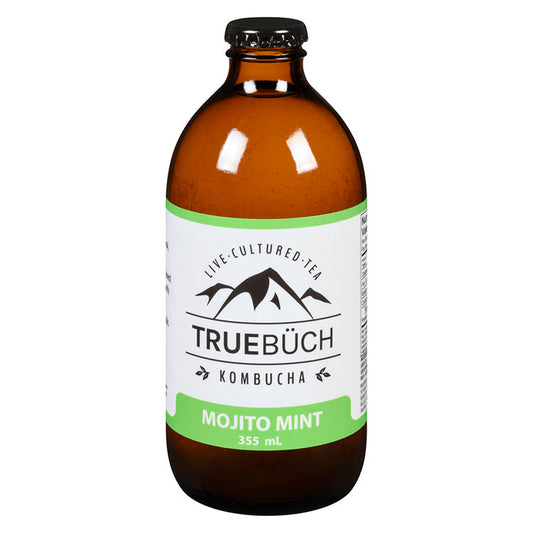 TRUE BUCH KOMBU, MOJITO MINT KOMBUCHA, 12 x 355ML