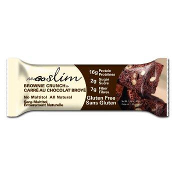 NUGO NUTRITION, SLIM BARS - BROWNIE CRUNCH, 12 x 45G