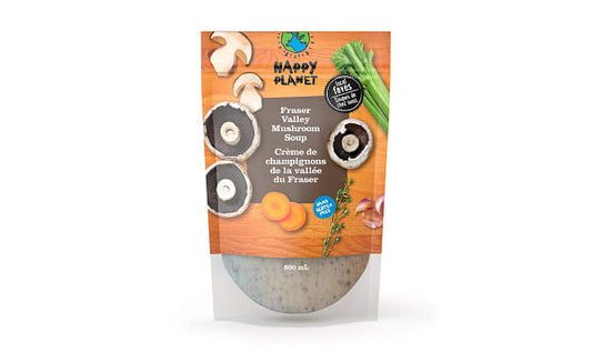 HAPPY PLANET, FRASER VALLEY MUSHROOM, 6 x 500ML