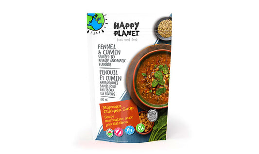 HAPPY PLANET, MOROCCAN CHICK PEA, 6 x 650ML