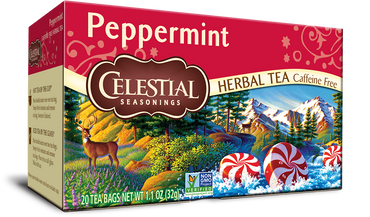 CELESTIAL SEASO, PEPPERMINT 12PK, 12 x 20CT