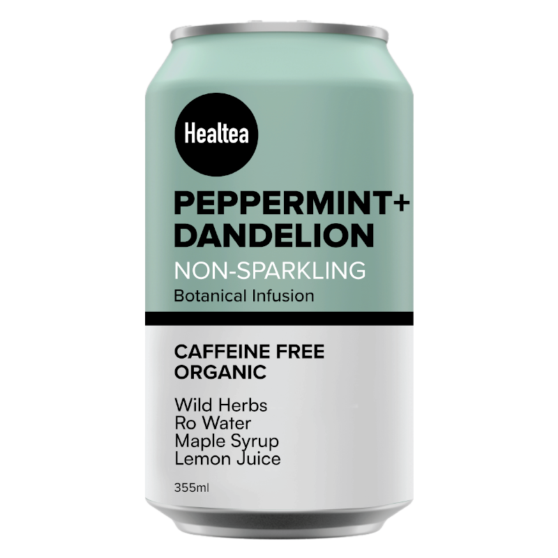 HEALTEA, PEPPERMINT DANDELION, 24 x 355ML