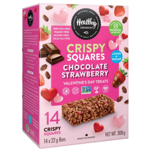 HEALTHY CRUNCH, VALENTINE'S DAY CRISPY SQUARES PACK, 4 x 308G