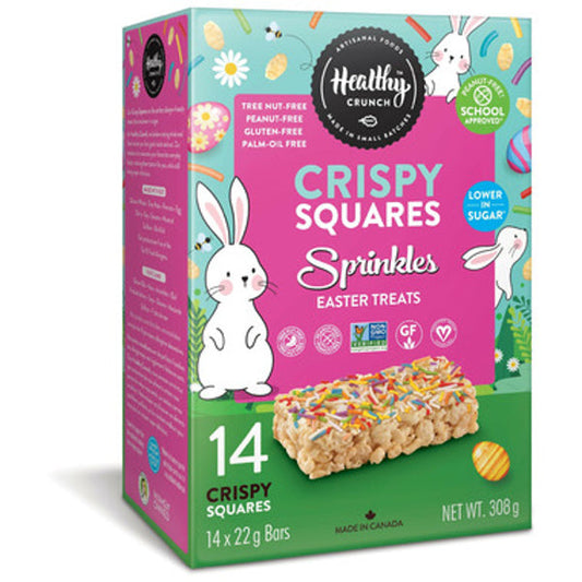 HEALTHY CRUNCH, EASTER CRISPY SQUARES PACK, 4 x 308G