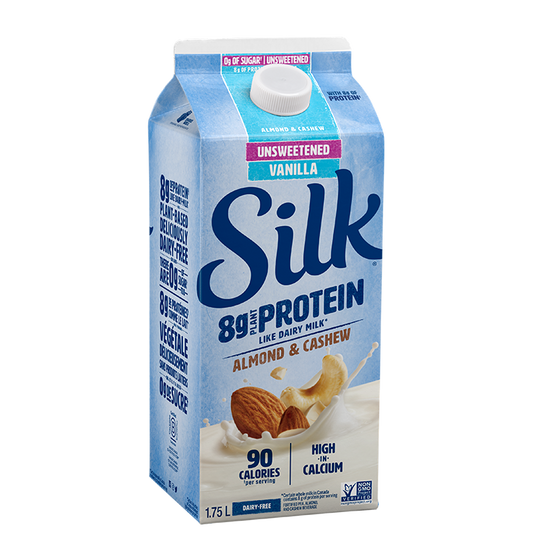 SILK, SILK PROTEIN VANILLA UNSWEETENED, 6 x 1.75LL