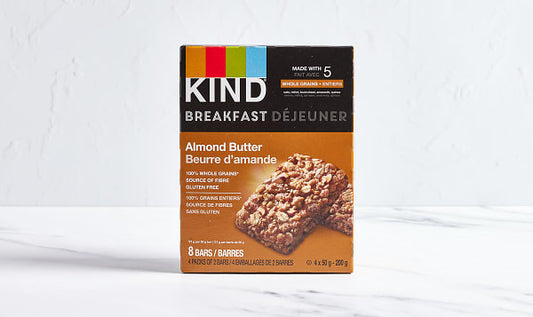 KIND, BREAKFAST ALMOND BUTTER, 5 x 4X50G