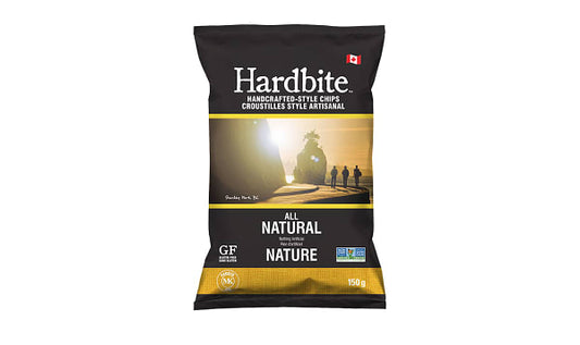 HARDBITECHIPS, ALL NATURAL POTATO CHIPS, 15 x 150G