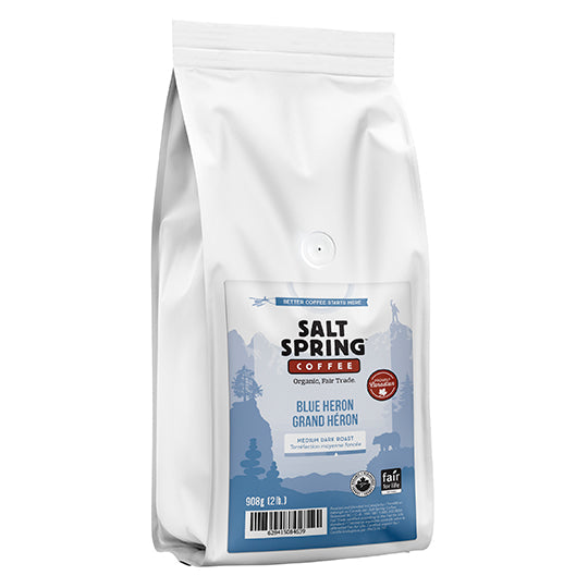 SALT SPRING COF, BLUE HERON, 6 x 908G