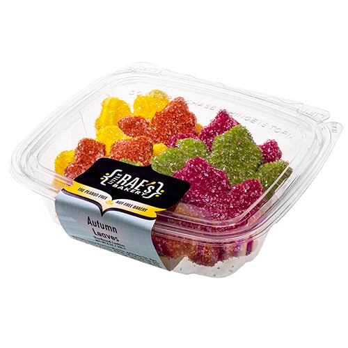 LITTLE RAE'S, COOKIES AUTUMN LEAVES CAN - WFM ONLY, 12 x 227G