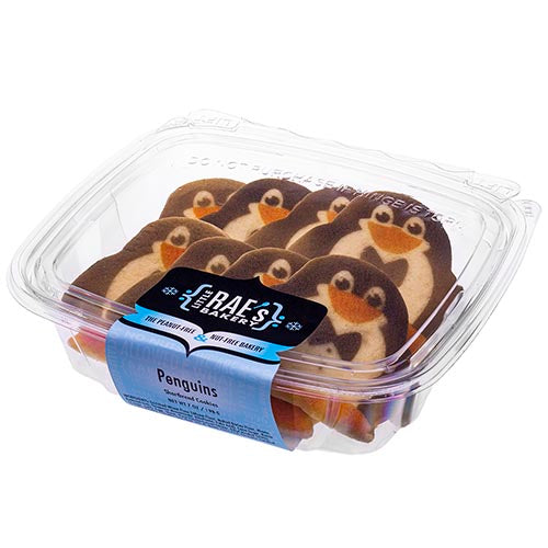 LITTLE RAE'S, COOKIES PENGUIN CAN - WFM ONLY, 12 x 198G