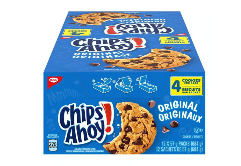 CHRISTIE ORIGINAL CHIPS AHOY! COOKIES, 12 X 57 G