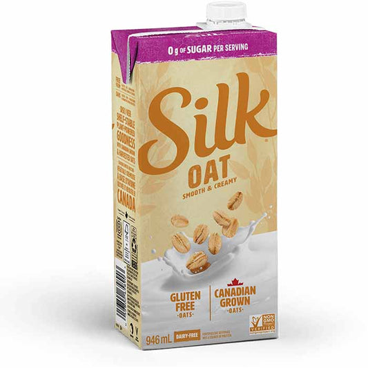 SILK, SILK OAT YEAH UNSWEETENED ORIGINAL, 12 x 946ML