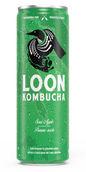 LOON KOMBUCHA, SOUR APPLE, 12 x 355ML