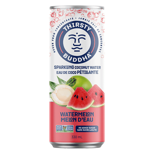 THIRSTY BUDDHA, SPARKLING WITH WATERMELON, 12 x 330ML
