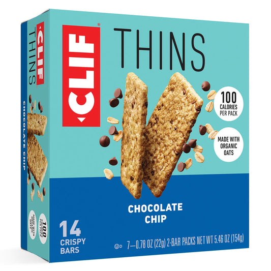 CLIF/LUNABAR, THINS CHOCOLATE CHIP, 6 x 154G