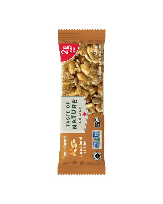 TASTEOFNATURE, LOW SUGAR - PEANUT CARAMEL, 16 x 40G