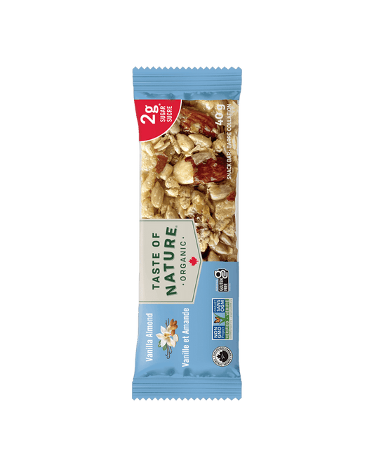 TASTEOFNATURE, LOW SUGAR - VANILLA ALMOND 5PK, 6 x 5X40