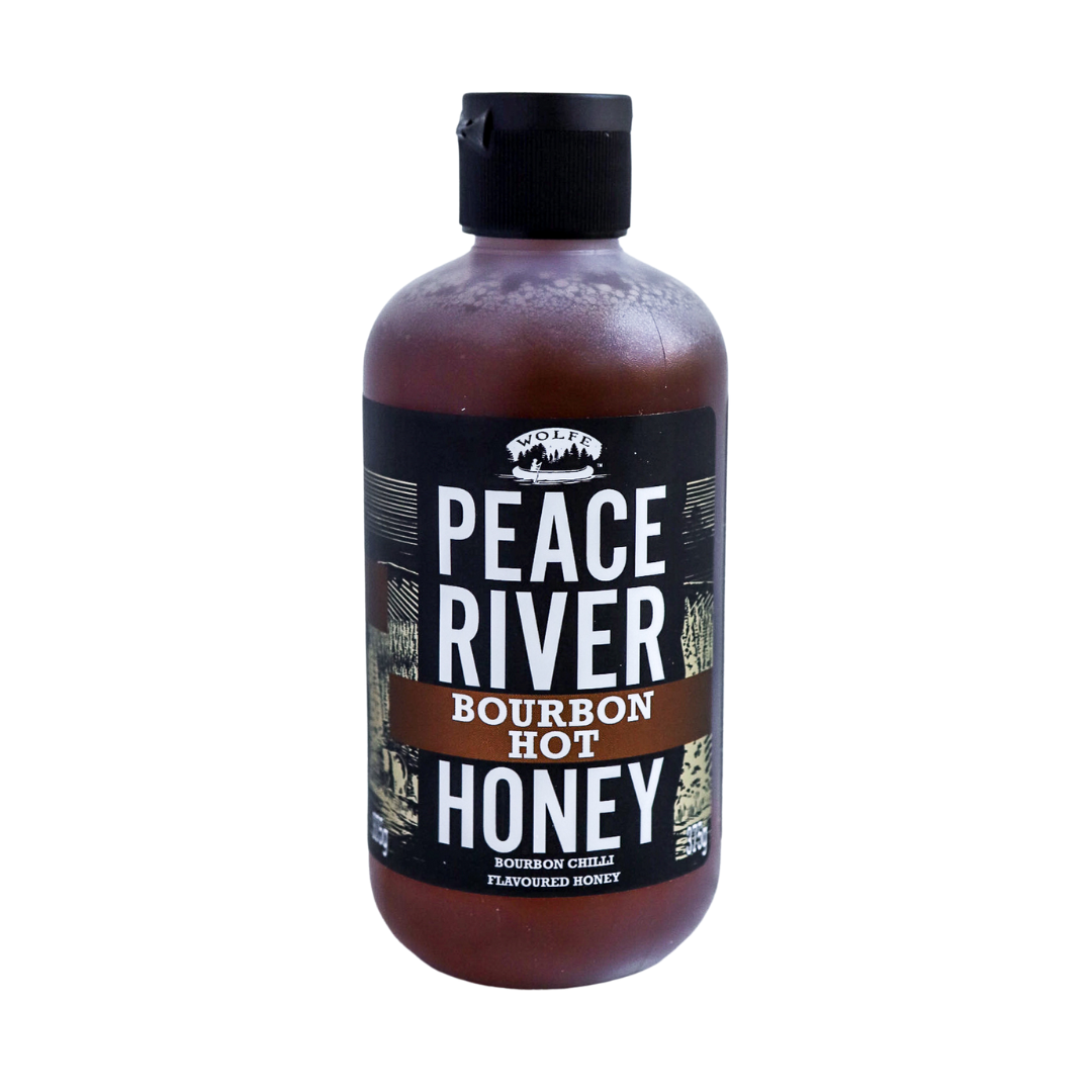 PEACE RIVER, PEACE RIVER BOURBON HOT HONEY, 6 x 375G