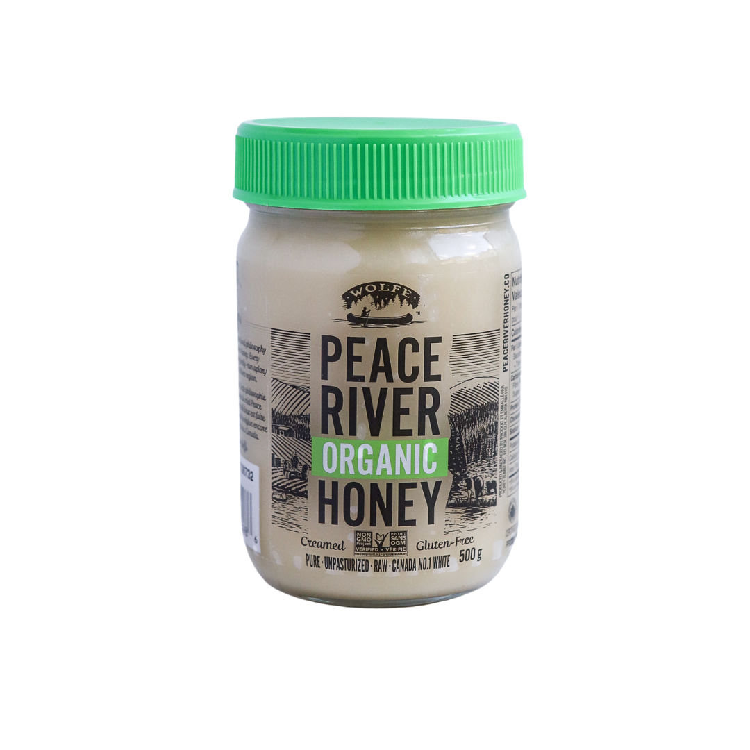 PEACE RIVER, PEACE RIVER CREAMED ORGANIC HONEY 12 500, 12 x 500G