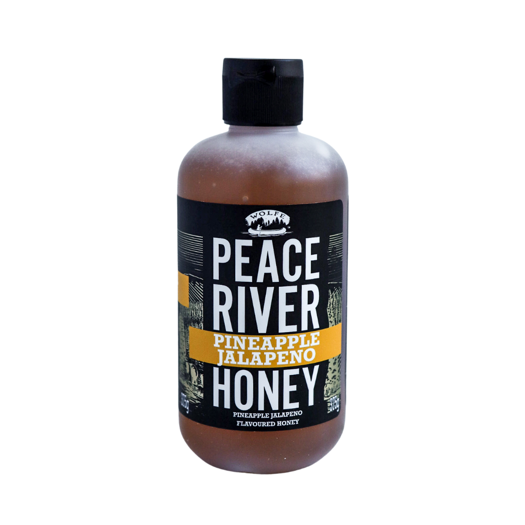 PEACE RIVER, PEACE RIVER PINEAPPLE JALAPENO HONEY, 6 x 375G