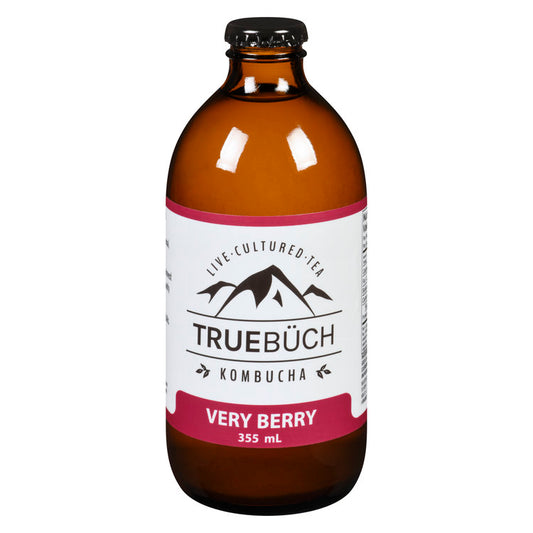 TRUE BUCH KOMBU, VERY BERRY KOMBUCHA, 12 x 355ML