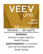 VEEV POD ONE WARM TOBACCO 1.8%, 5 X 2 UN