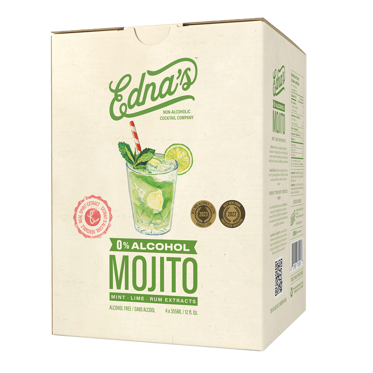 EDNA'S, MOJITO, 6 x 4X355ML