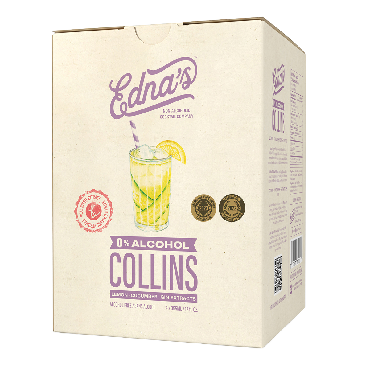 EDNA'S, COLLINS, 6 x 4X355ML