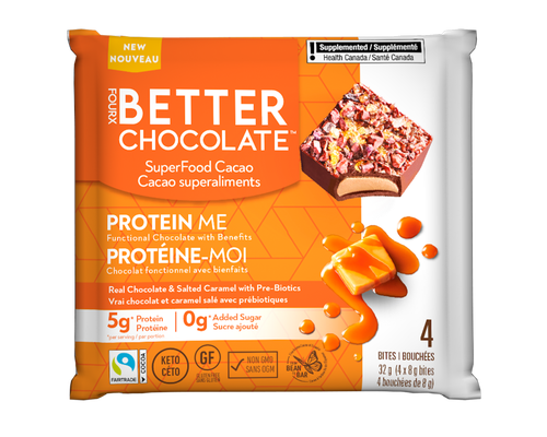 FOURX BETTER CH, SS PROTEIN ME SALTED CARAMEL PREBIOTIC, 12 x 32G