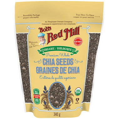 BOB'S REDMILL, ORGANIC CHIA SEEDS, 5 x 340G