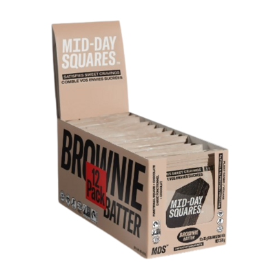 MID-DAY SQUARES, BROWNIE BATTER MASTER, 4 x 12X33G