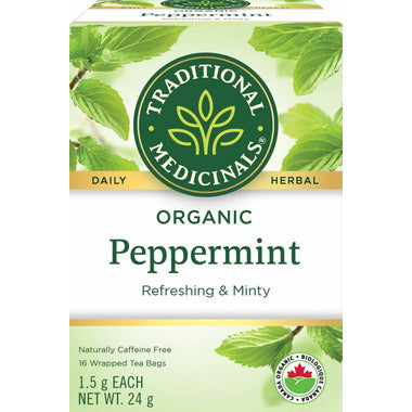 TRADITIONAL MEDICINALS, PEPPERMINT, 6 x 16CT