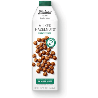 ELMHURST MILKED, UNSWEETENED HAZELNUT, 6 x 946ML