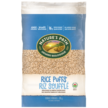 NATURE'S PATH, PUFFED RICE OR, 12 x 170G