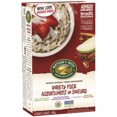 NATURE'S PATH, VARIETY PACK OATMEAL OR, 6 x 320 G
