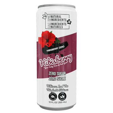 HIBISBERRY, ZERO SUGAR, 24 x 355ML