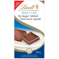 LINDT, NO SUGAR ADDED -MILK BARS, 16 x 100G