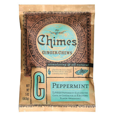 CHIMES, PEPPERMINT GINGER CHEWS, 20 x 141.8G