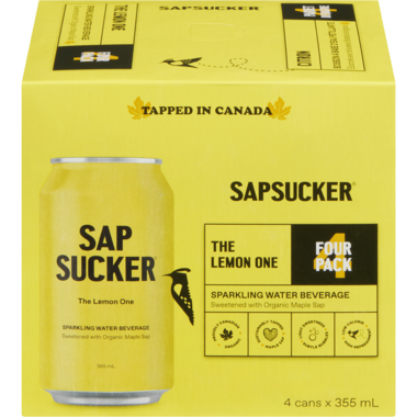 SAPSUCKER, THE LEMON ONE 4PK, 6 x 4X355ML