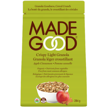 MADE GOOD, APPLE CINNAMON LIGHT GRANOLA OR, 8 x 284G