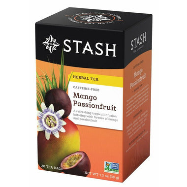 STASH TEA, MANGO PASSIONFRUIT, 6 x 20CT