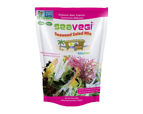 SEA SNAX, SEAVEGI SEAWEED SALAD MX, 12 x 26 G