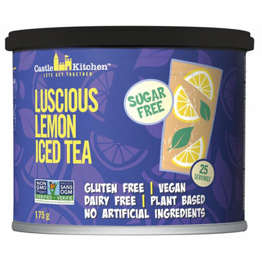 CASTLE KITCHEN, LEMON ICED TEA SF, 6 x 175G