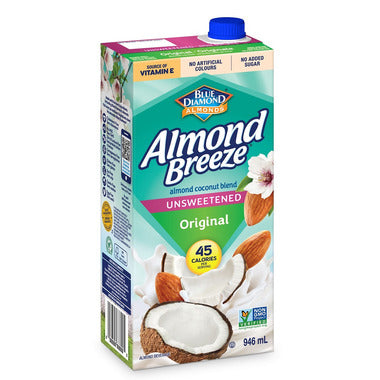 ALMOND BREEZE, ALMBRZ UNSWTD ALMOND COCONUT, 12 x 946 ML