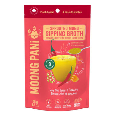 MOONG PANI, MUNG BEAN SIPPING BROTH CHILI PEPPER, 10 x 108G